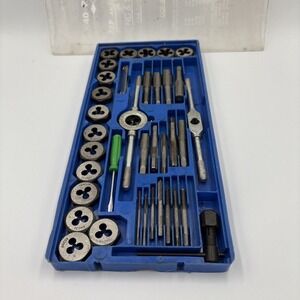 38 Piece Tap and Die Set NC&NF, NPT Fine Carbon Steel 40piece Miss 2